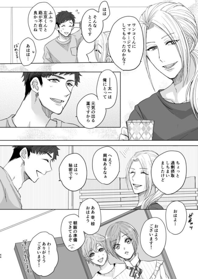 【A3! エロ同人】伏見 臣といちゃラブセックスで生ハメ【無料 エロ漫画】(43)